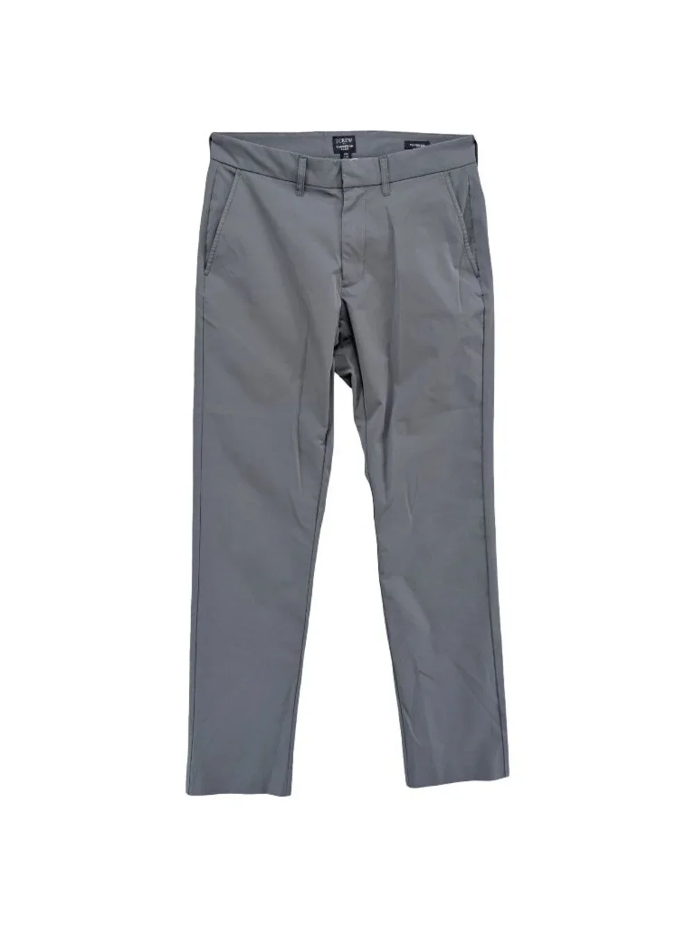 J.CREW Thompson Flex Tech Pants Mens Grey Tapered Flat Front Size 29x32